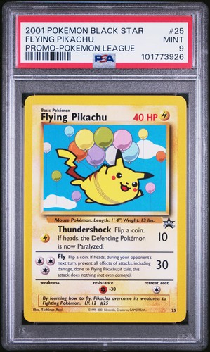 Flying Pikachu graded PSA 9 for sale on eBay