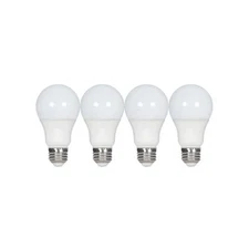 4Pk - Satco 9.5w A19 LED Frosted 2700K Medium Base 220 deg. Beam Angle 120v