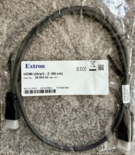 Extron HDMI Ultra/3 Cable 3ft (90cm) High Performance HDMI - 26-663-03 (NEW)