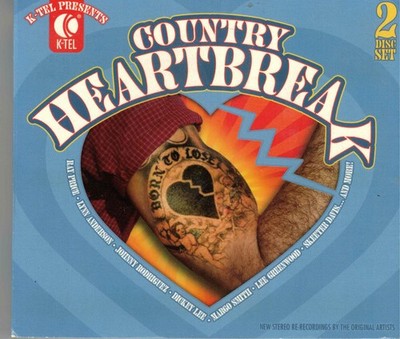 Country Heartbreak by VA (2 CDs, 2005 BCI Eclipse/K-Tel) New Stereo Recordings