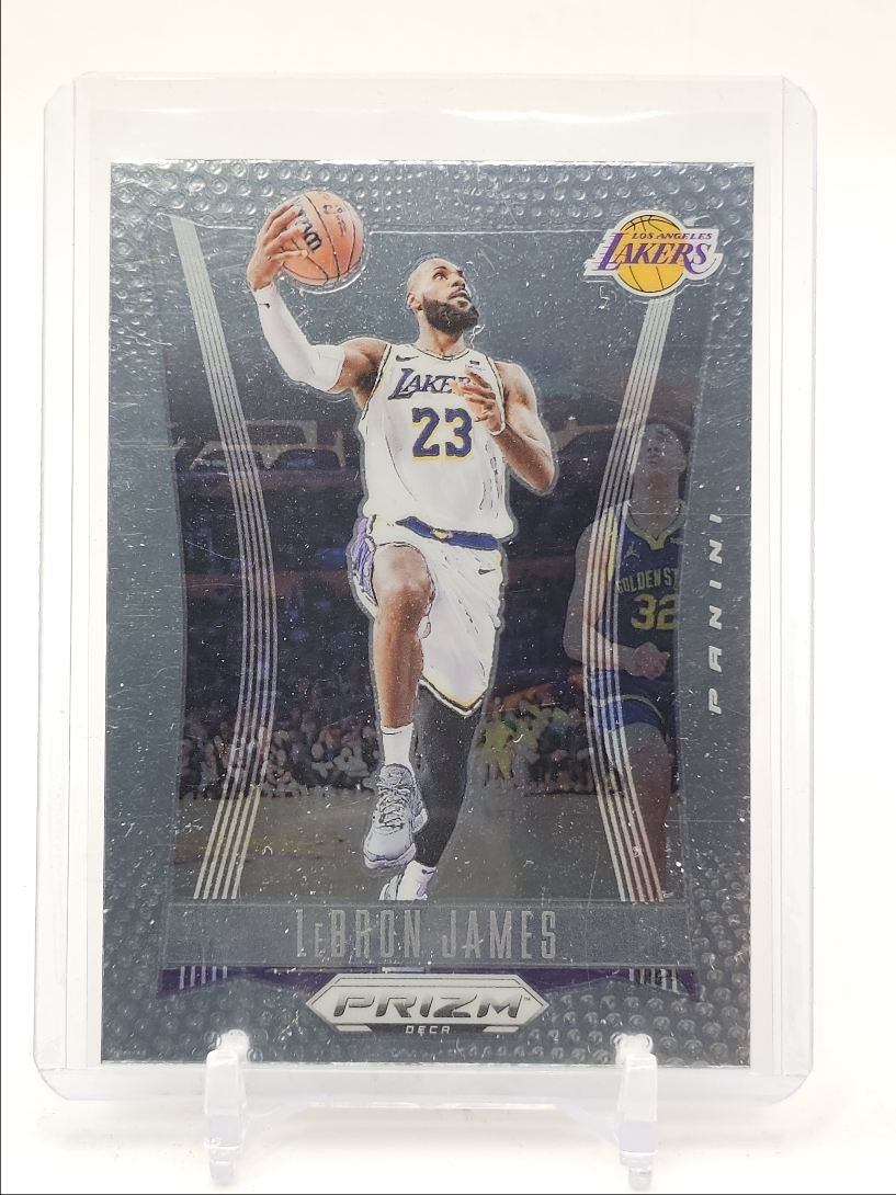 LEBRON JAMES 2023-24 PANINI PRIZM DECA BASKETBALL BASE LAKERS #145 Q6116