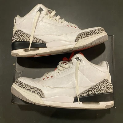 Jordan 3 Retro White Cement Size 10 - image 1 of 4