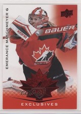 2021 Upper Deck Team Canada Juniors Exclusives /250 Emerance Maschmeyer #61 1u6