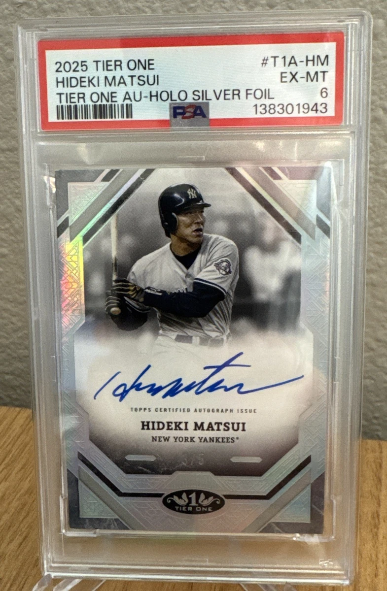 Topps Hideki Matsui Baseball Serial Numbered Sports Trading Cards