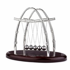 Pendule à Boules de Newton Balançoire d'équilibre Décoration Bureau Anti Stress