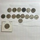 1915-1937 16 count Buffalo Nickels Circulated