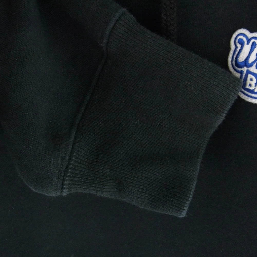 A BATHING APE (BAPE) Felpa con cappuccio maglione A Bathing Ape USS patch logo nero L