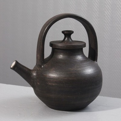 Jean-Paul & Suzy Brunet, Atelier Palègre, große Teekanne, Frankreich, 1980s