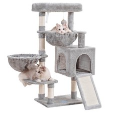 Heybrother Cat Tree, Cat Tower for Indoor Cats, Cat House with Large Padded B...