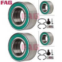 2X Radlagersatz FAG 713610090 2 Radlager Satz Links Rechts Vorderachse FüR Audi