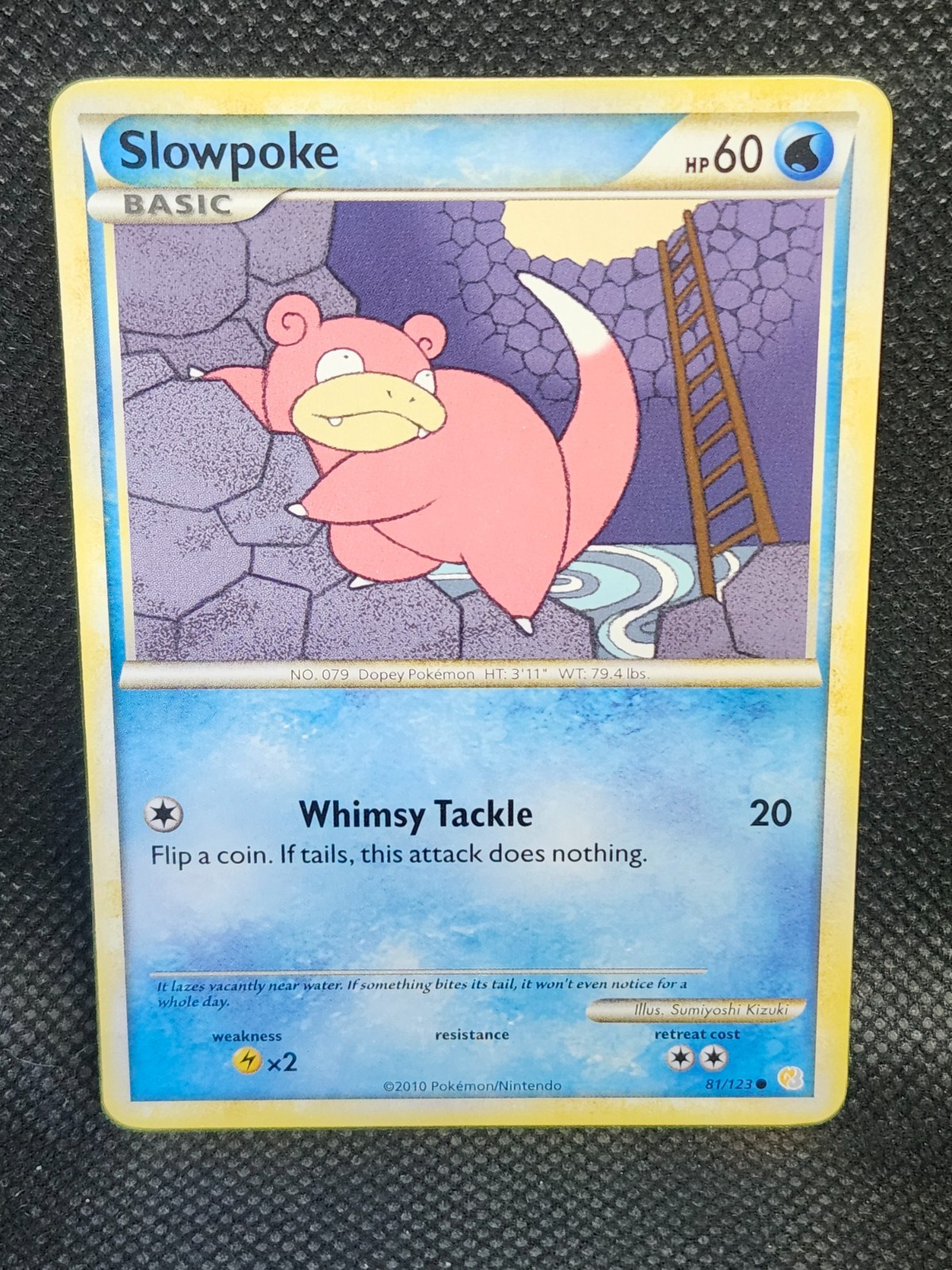 Pokemon Slowpoke HeartGold SoulSilver 81/123 LP Condition