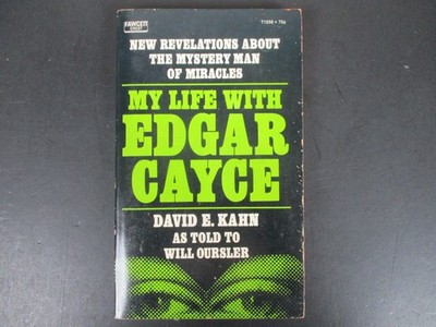My Life with Edgar Cayce Kahn 1970 Biography Psychic Spirituality Fawcett Crest