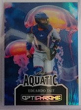 Eduardo Tait 2025 Leaf Optichrome Baseball 1/1 Pre Production Proof