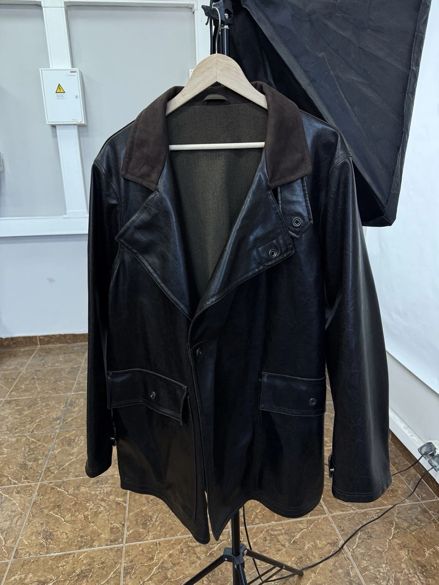 Armani Collezioni Faux Leather Outer Shell Jackets for Men | eBay