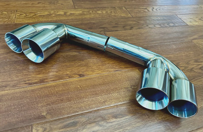 Beluga Racing Exhaust Muffler Bypass for Porsche Carrera 99-05 911 996 C2 C4 GT3