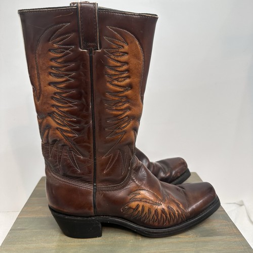 Vintage Wrangler 1970’s Phoenix Rising Western Cowboy Boots Men’s 9.5 D 5630