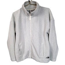 The North Face Tight Knit Full Zip Better Sweater Women s Sz L Brown Label