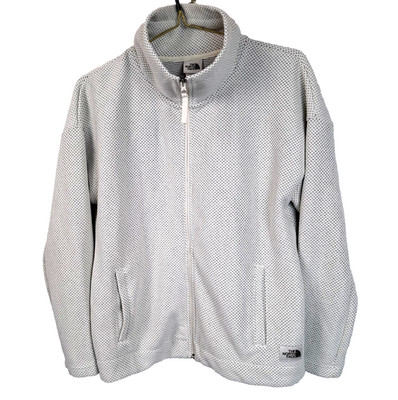 The North Face Tight Knit Full Zip Better Sweater Women s Sz L Brown Label 