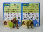 Teenage Mutant Ninja Turtles TMNT TOKKA & RAHZAR Figure Lot w/ Card Back 1991