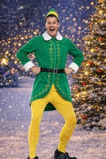 Men's and Women's Green ELF Costume Great for Christmas Or Holiday Party