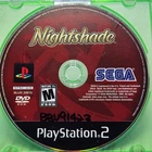 NIGHTSHADE Sony Playstation 2 PS2 2003 SEGA DISC ONLY