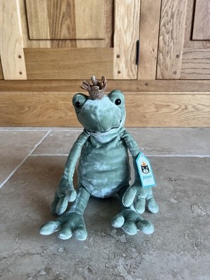 Jellycat Froschkönig Kuss - Brandneu mit Etikett nicht mehr produziert weiches Plüschtier seltenes Geschenk coole Tapferkeit