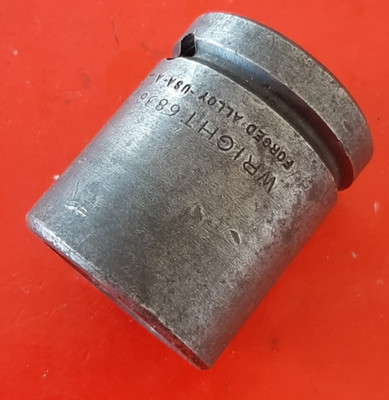 Wright Tool USA 6836 SAE 1-1/8'' Shallow Impact Socket 3/4'' Drive 6pt Point