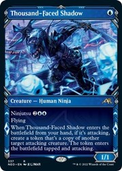Thousand-Faced Shadow (Showcase) #337 Kamigawa: Neon Dynasty Foil