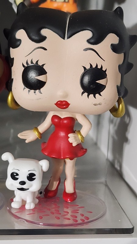 Funko Pop! Vinyl: Betty Boop - Betty Boop (w/ Pudgy) #421 - Out Of Box OOB LOOSE