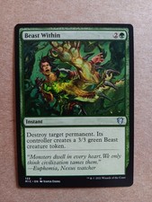 Beast Within #133, MTG: Commander: Innistrad: Midnight Hunt, English Regular LP