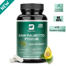 Saw Palmetto Extract 500mgPremium Prostate Health Support Supplement for Men