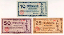 1921 Germany Koln Lot 10, 25, 50 Pfennig Paper Money Banknotes Currency5