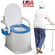 Bedside Commode, Adult Potty Chair Load 400lb for Seniors Elderly  Others USA