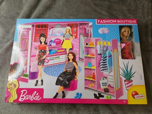 "Barbie Fashion Boutique Mit Puppe \"Lisciani, Mattel \" Neu/Ovp"-image