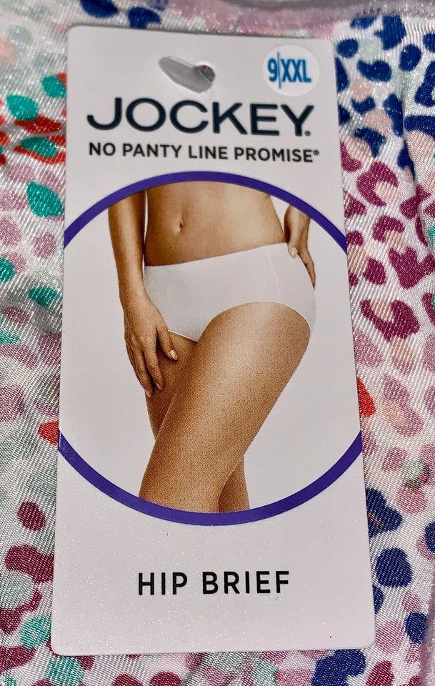 JOCKEY No Panty Line Promise Tempest Leopard Hip Brief Hipster Panty Women 2XL 9 - Image 4 of 4