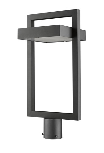 Z-Lite 566PHBR-LED Luttrel 22" Tall LED Marine Grade Outdoor Post - Black - Picture 6 of 9