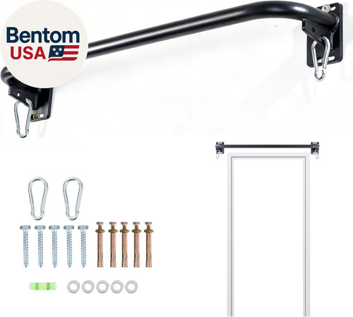 Wall Mounted Pull up Bar, Door Frame Pull up Bar for Home Gym, Professional Dril
