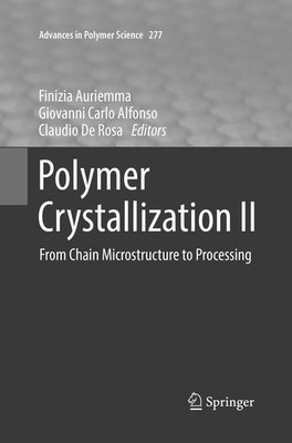 Polymer Crystallization II Finizia Auriemma
