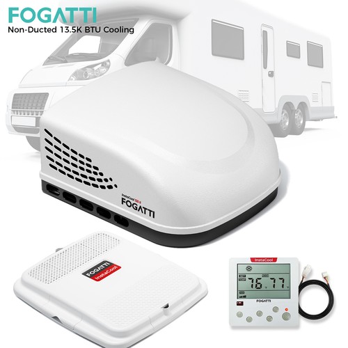 FOGATTI RV Air Conditioner 13500BTU Rooftop All-in-one Camper AC Unit Cooling