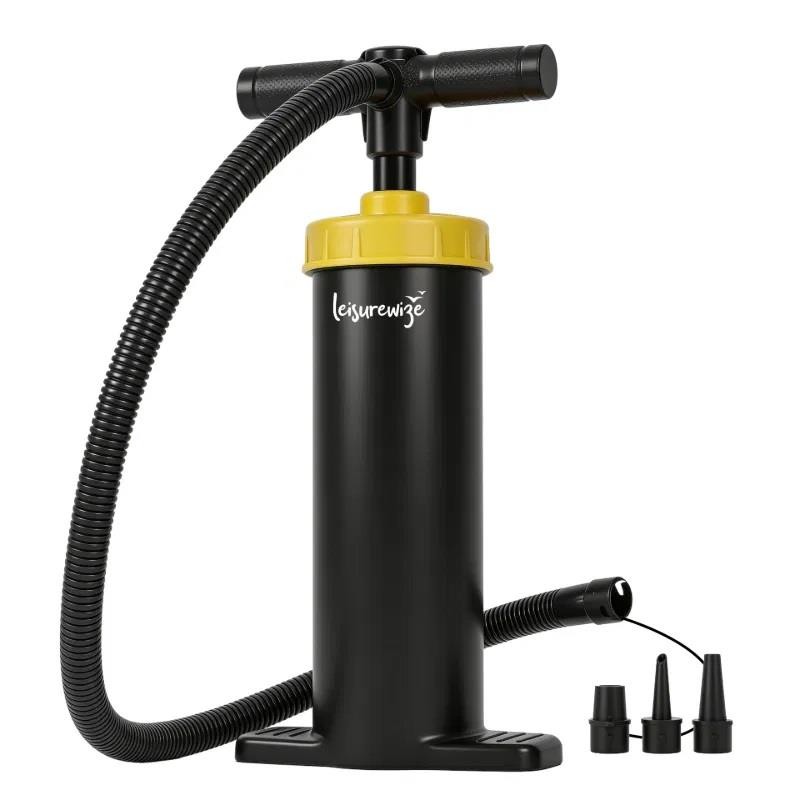 Leisurewize Dual Action Awning Hand Pump Fast Inflation with 3 Nozzles LW752
