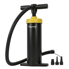 Leisurewize Dual Action Awning Hand Pump Fast Inflation with 3 Nozzles LW752