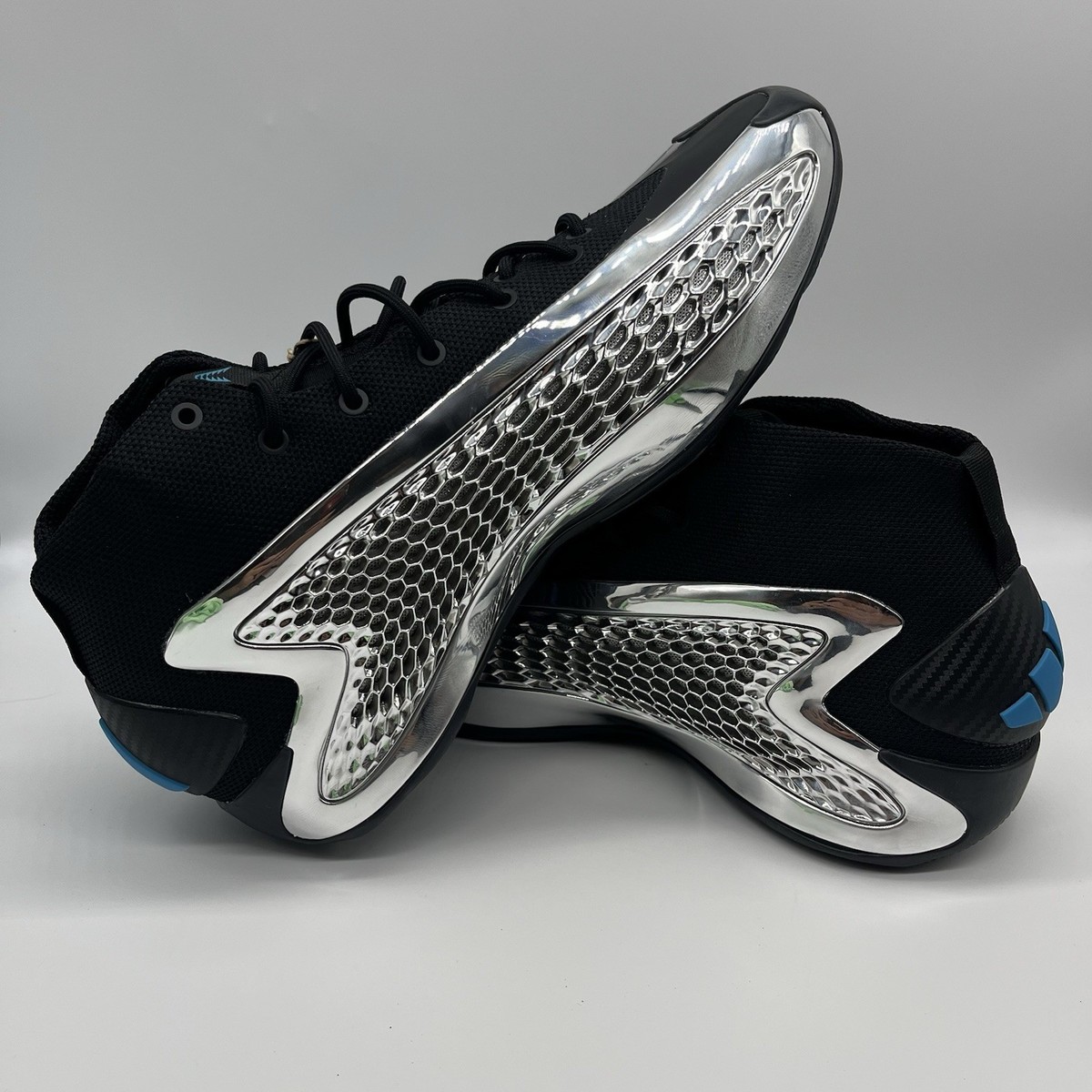 Adidas AE 1 Anthony Edwards Chrome Black Basketball Shoes Men\'s Size 12 JI0424 AE 1  main image 4
