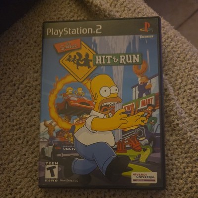 The Simpsons: Hit & Run (PlayStation 2, 2003) Black Label CIB, with Manual PS2