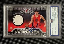 2025-26 Topps NBA Yang Hansen Rookie Roundball Remnants Patch PSA 10 Auto RPA RC