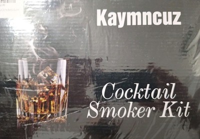 Cocktail Smoker Kit with Torch 6 Flavors of Wood Chips for Bourbon & Whiskey