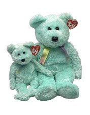 Ty Beanie Buddy  Baby Set Sherbet Sea Green Plush Toy MWMTs