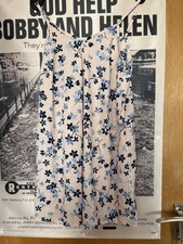 Sommerkleid mit Blumen C&A Rosa & Blau Gr. 36 Top Zustand