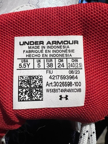 Under Armour Kinder Harper USA Baseball Stollen Spikes Größe 5,5 Jugend - Bild 6 von 6