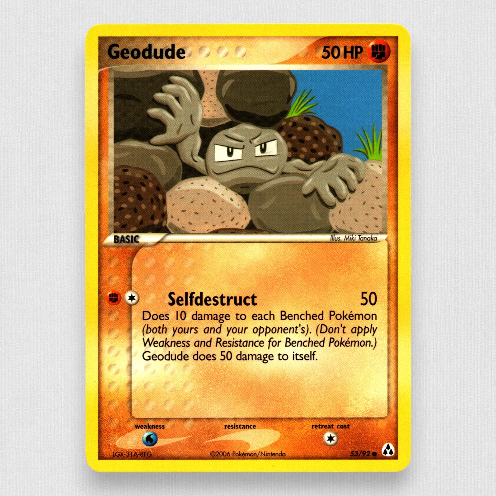Geodude 53/92 Legend Maker Regular Pokemon TCG NM