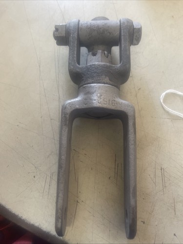 Vintage Slack Adjuster Clevis Assembly Cast Iron 9152-1 & 9152-2 #2
